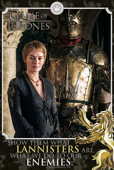 Póster  Juego de Tronos - Cersei Tyrion