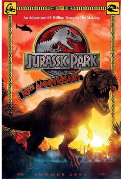 Poster Jurassic Park - 30º anniversario