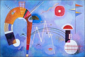 Kandinsky - Curva E Spigoli Kunstdruk