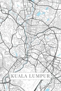 Poster Kuala Lumpur white