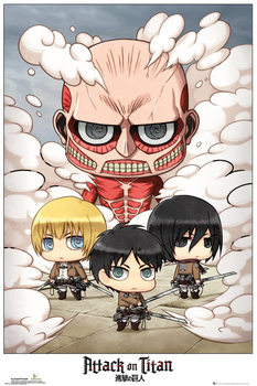 Poster L'attacco dei Giganti (Shingeki no kyojin) - Chibi Group