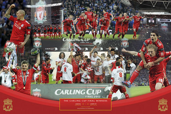 Poster Liverpool - cup winners