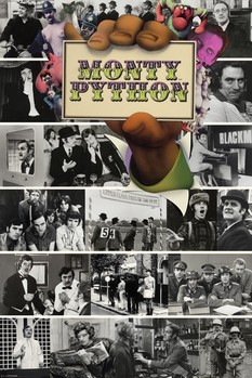 Poster Monty Python - flying circus montage