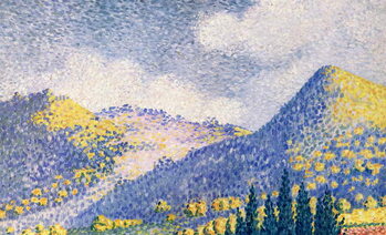 Quadro su tela Mountainous Landscape, 1896