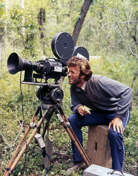 Poster On The Set, Clint Eastwood Behind The Camera., The Beguiled 1971 Directed By Don Siegel