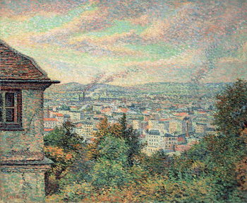 Poster Paris, View of Montmartre