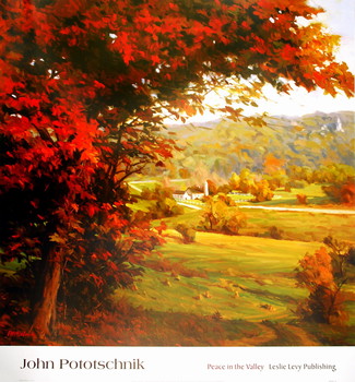 Kunstdruk Peace in the Valley