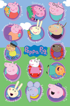 Poster  Peppa Pig - Multi Characters