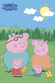 Poster PEPPA PIG - rodina