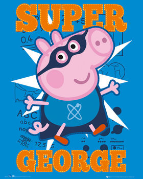Poster Peppa pig - Super George
