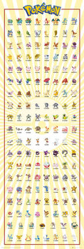 Poster Pokemon - Kanto 151