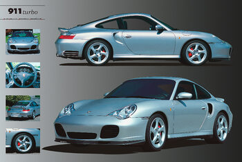 Poster Porsche 911 Turbo