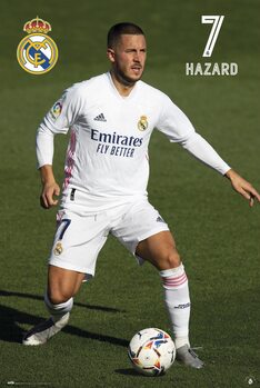 Poster Real Madrid - Hazard 2020/2021