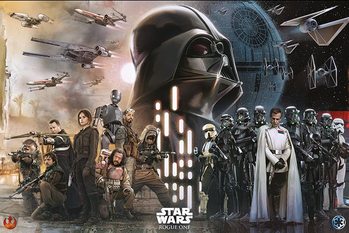 Póster Rogue One: Una Historia de Star Wars - Rebels Vs Empire