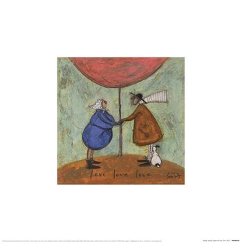 Kunstdruk Sam Toft - Love, Love, Love