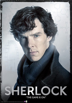 Sherlock - Close Metallposter