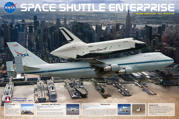 Poster Shuttle Enterprise e USS Intrepid