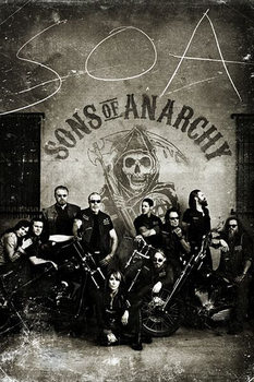 Poster SONS OF ANARCHY - vintage