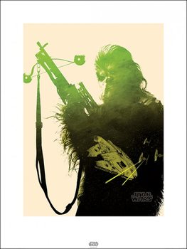 Star Wars Episode VII: The Force Awakens - Chewbacca Tri Kunstdruk