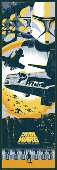 Poster Star Wars II - Klonerna anfaller