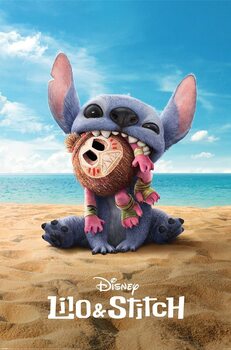Poster Stitch - Stitch & Moana