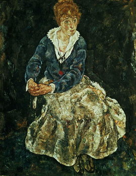 Poster The Artist's wife seated, c.1912