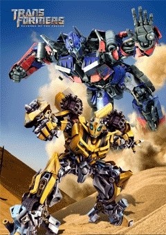 Gerahmtes 3D-Poster TRANSFORMERS 2 - duo 3D