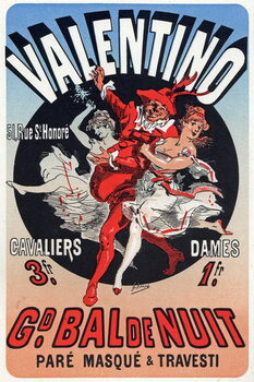 Poster Valentino, Masquerade Ball in Paris