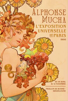 Poster Alphonse Mucha - L'Exposition 1900