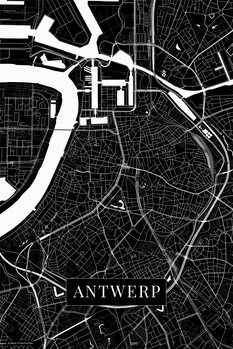 Poster Antwewrp black