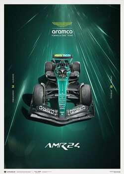 Imprimare de artă Aston Martin Aramco Formula One® Team - AMR24 - Hyper-Focus - 2024