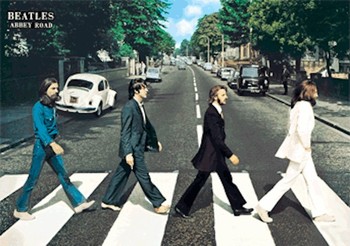 Beatles - abbey road Poster 3D