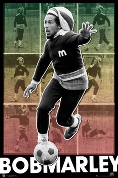 Poster Bob Marley – football