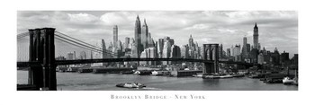 Poster Brooklyn bridge - New York