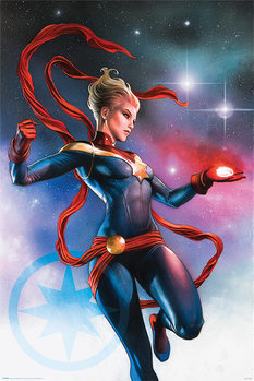 Captain Marvel - Galaxy Poster