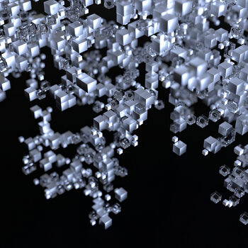 Poster Cubic Crystals,  c.2015-2025