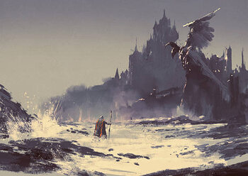Poster dark fantasy castle