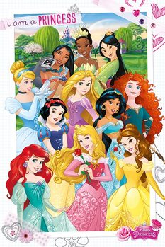 Poster Disney Princess - I am a Princess