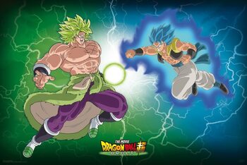 Poster Dragon Ball - Broly VS Gogeta