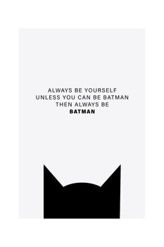 Imprimare de artă Finlay & Noa - Always be Batman