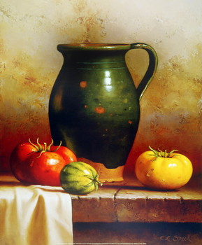 Imprimare de artă Green Pitcher, Heirlooms