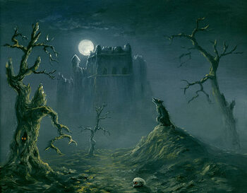 Poster Halloween night