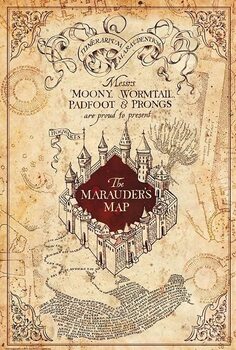 Poster Harry Potter - Maurauder's Map