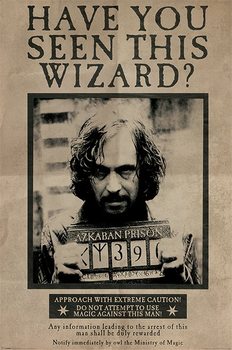 Poster Harry Potter - Wanted Sirius Black