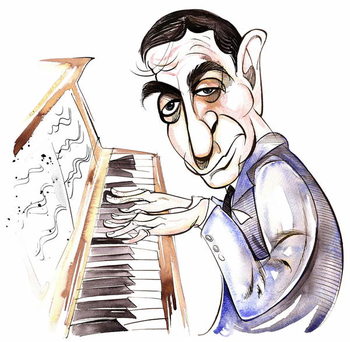 Tablou pe pânză Irving Berlin - caricature