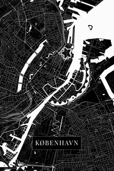 Poster København black