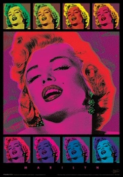 MARILYN MONROE - pop art Poster 3D