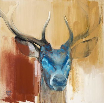 Poster Mask (young stag), 2014,