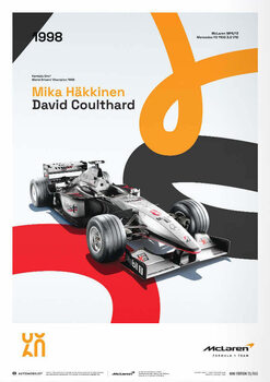 Imprimare de artă Mclaren Racing - Mp4/13 - 60th Anniversary - 1998