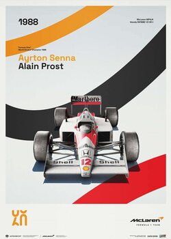 Imprimare de artă McLaren Racing - MP4/4 - 60th Anniversary - 1988